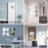Acrylic Round Mirrors Self Adhesive Non Glass Mirror Circle Wall Mirror Clear Wall Sticker Decals for Wedding Table Centerpiece and Home Living Room