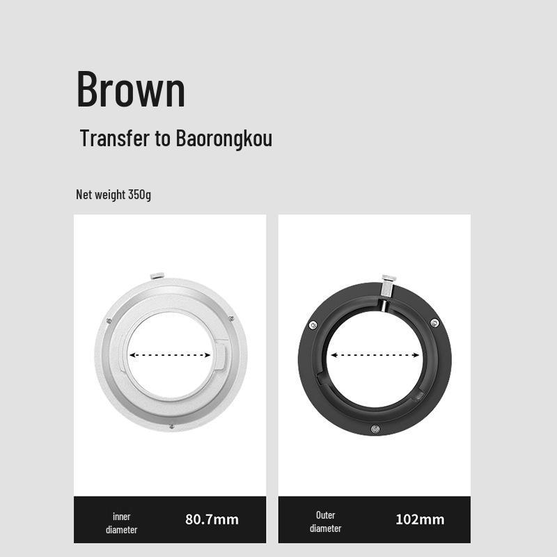 Bronica Flash Holder Adapter Ring for BaoFutou Ailinglong Mount