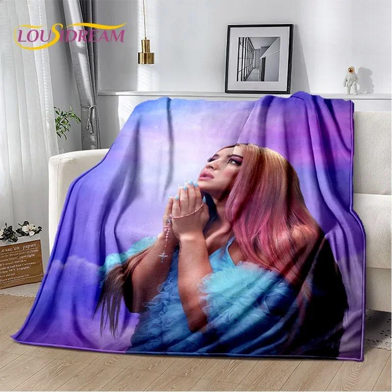 

Lola Indigo Spanish Singer Dancer Soft Flannel Blanket for Bed Bedroom Sofa Picnic,Throw Blanket for Cover Outdoors Leisure Gift 75x90cm( 29x35in )