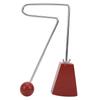 Vibraslap Hand Eye Coordination Premium Maple Glossy Edge Crisp Sound Vibraslap Percussion Instrument