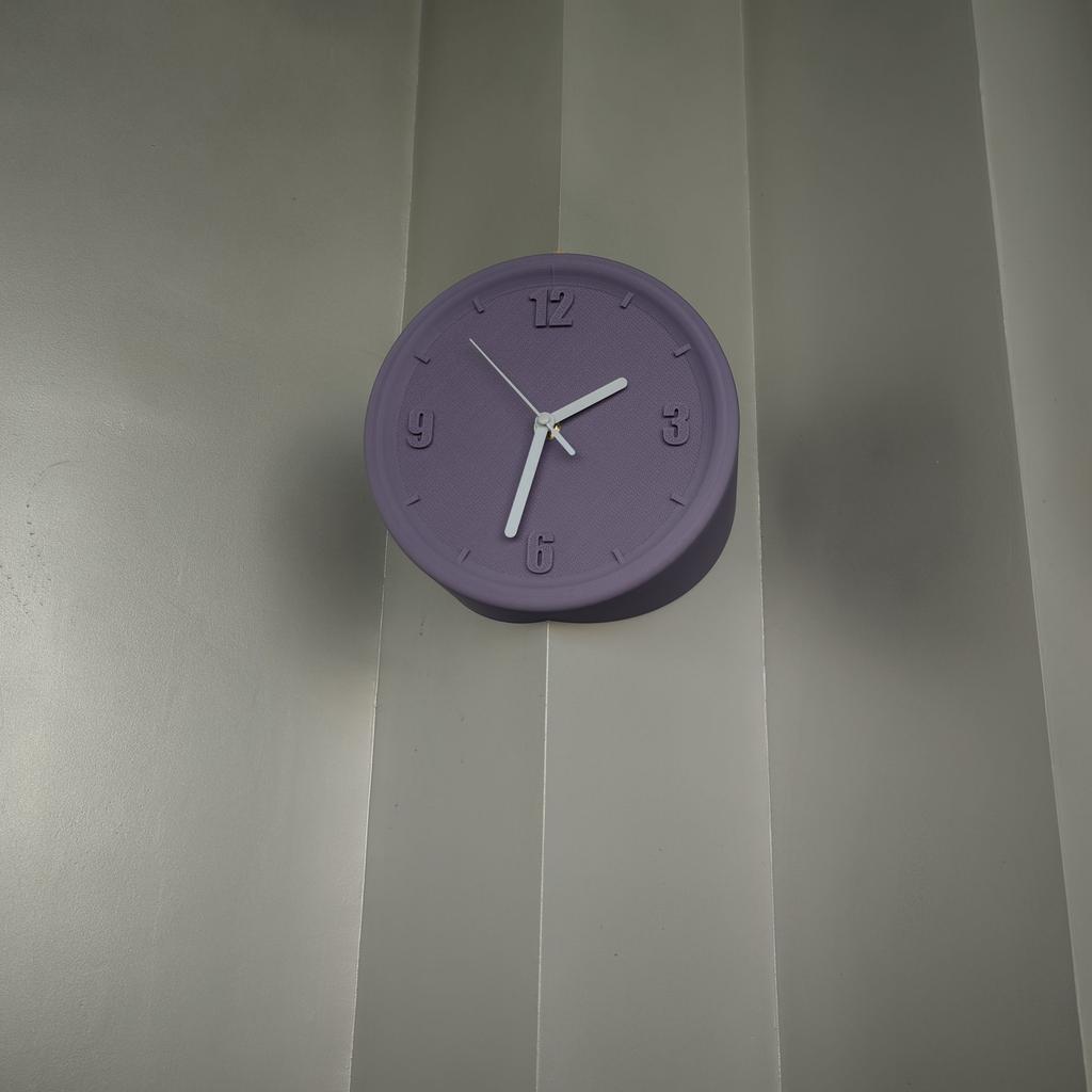 Wall Corner Clock Hole-free Scientific Artistic Sitting Living Room Study Silent Wall Hanging Clock Silent Home Decoration