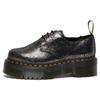 Dr. Martens 1461 Faux Fur-Lined Metallic Leather Platform Unisex Black 27957012
