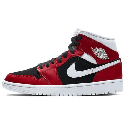 1 Mid Gym Red Black Donna Jordan BQ6472-601