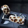 Winter Warm Steering Wheel Cover with Handbrake Cover Gear Shift Cover Universal