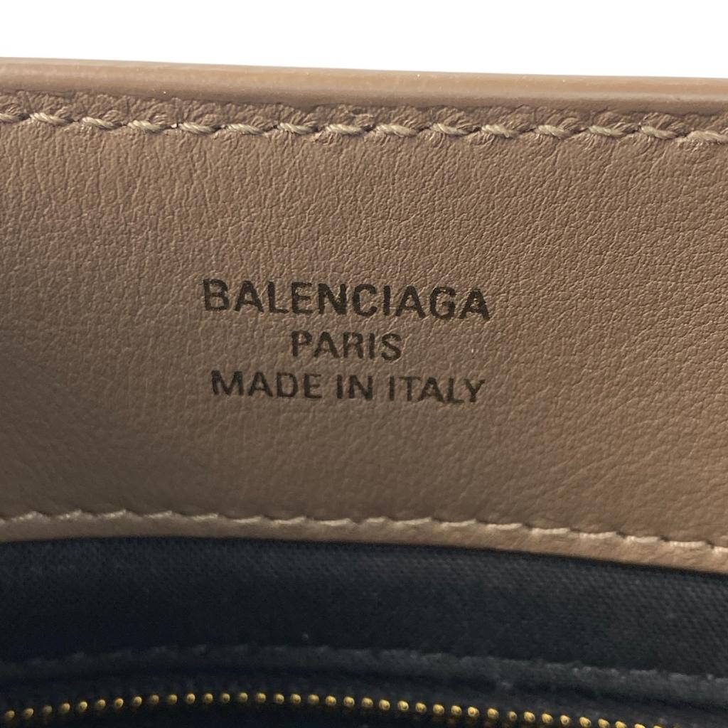 Used BALENCIAGATote Bag Brown/Gold Series Leather Women