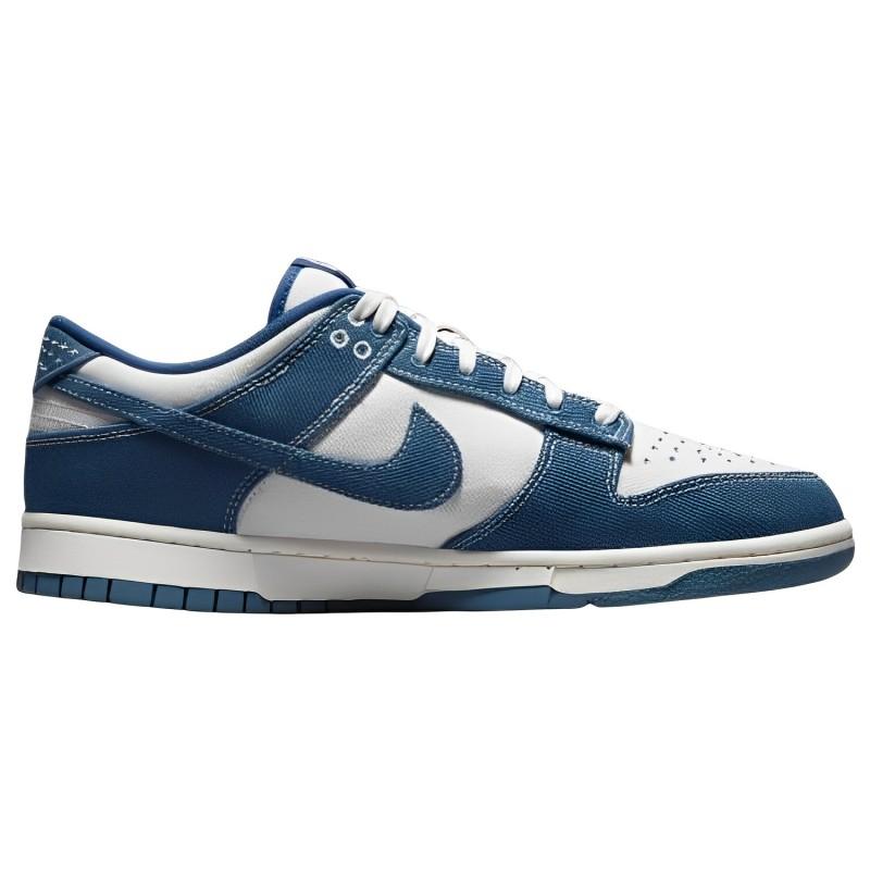 Nike Dunk Low Industrial Blue Sashiko Skate Shoes Sneakers DV0834-101