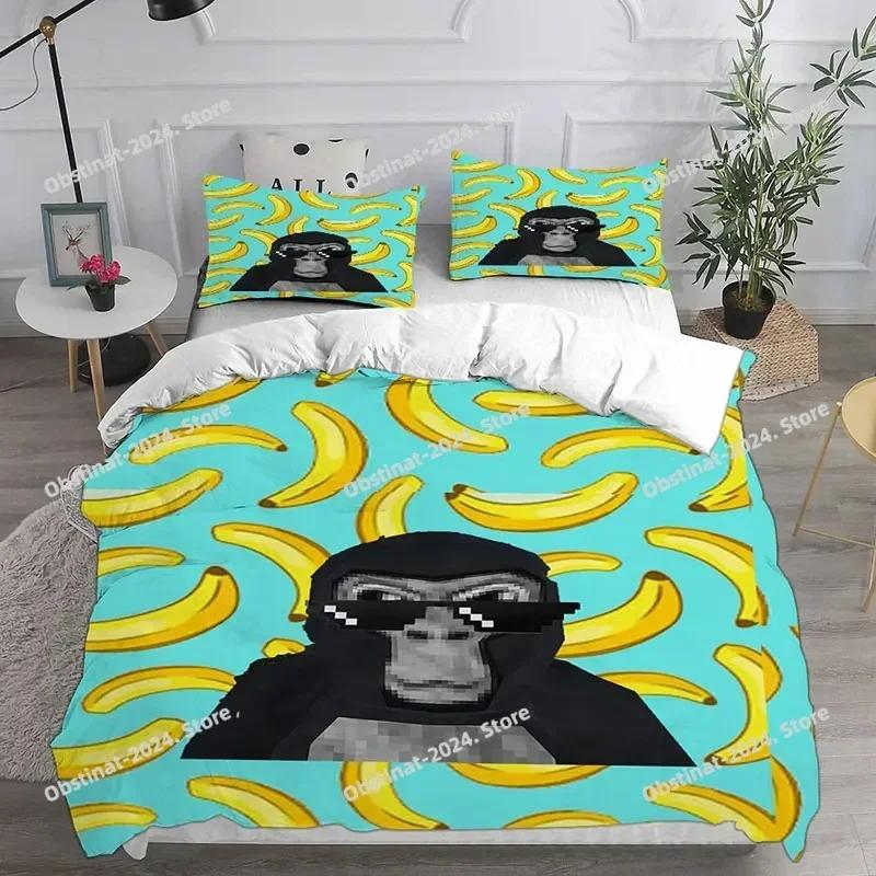 Gorilla Tag Bedding Sets Comforter Quilt 3D Print Bed Cover Duvet Cover Pillow Case 3 Pieces Sets Kids Adult Full Size