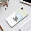 For iPhone 16e Case Cute Sleeping Cat Pattern Printing Straight Edge TPU Phone Back Cover