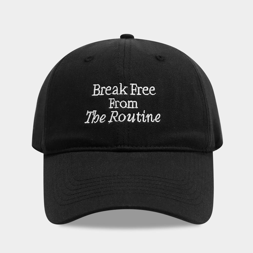 Ins Style Soft-Top Korean Versatile Letter Embroidered Face-Slimming Baseball Cap - Women Cotton Casual Sun-Protective Visor Hat