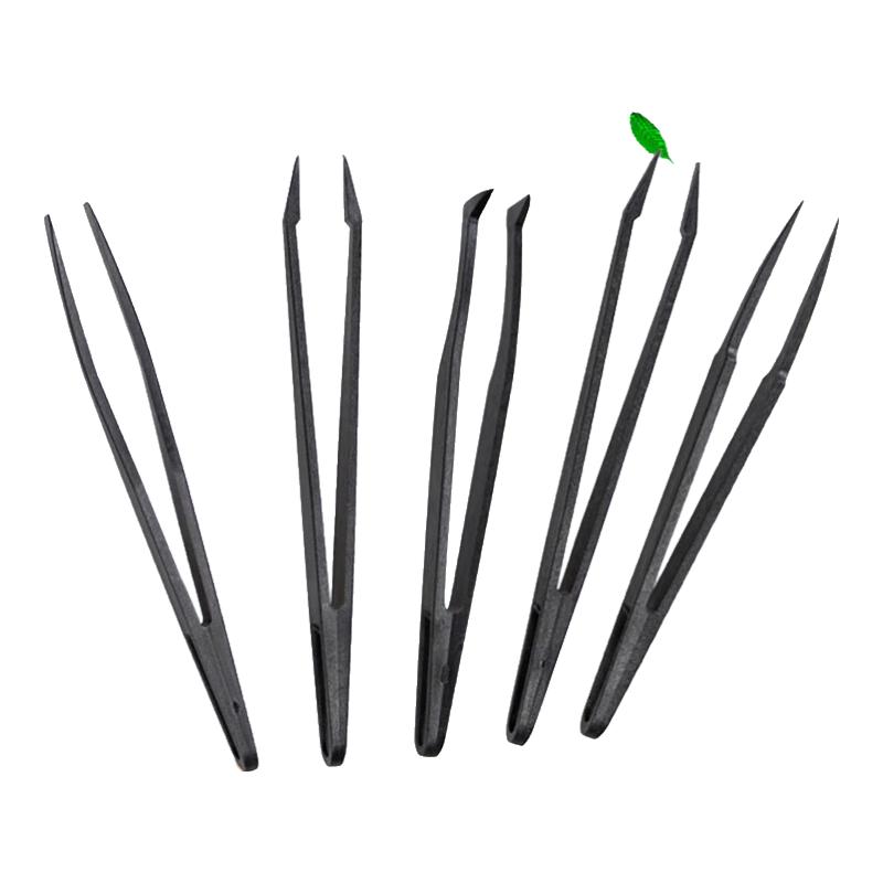 Haishidike HKQS-179 Anti-Static Carbon Fiber Tweezer Set 5-Piece Set