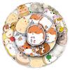 50 Hamster Stickers: Cartoon Animals, Waterproof, Removable, Creative Diary Stationery