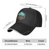 Summer Adventure Awaits Coucher De Soleil Camping Voyage Print Baseball Cap Men Women Outdoor Camping Sun Hat