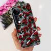 Flower Butterfly Women Fashion Back Cover For Vivo S19 Pro 5G V2362A Phone Funda Transparent Soft TPU Slim Silicone Bumper Etui
