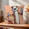 Anime CCalvin and HHobbes pillow cover sofa cushion cover home room decoration children gift
