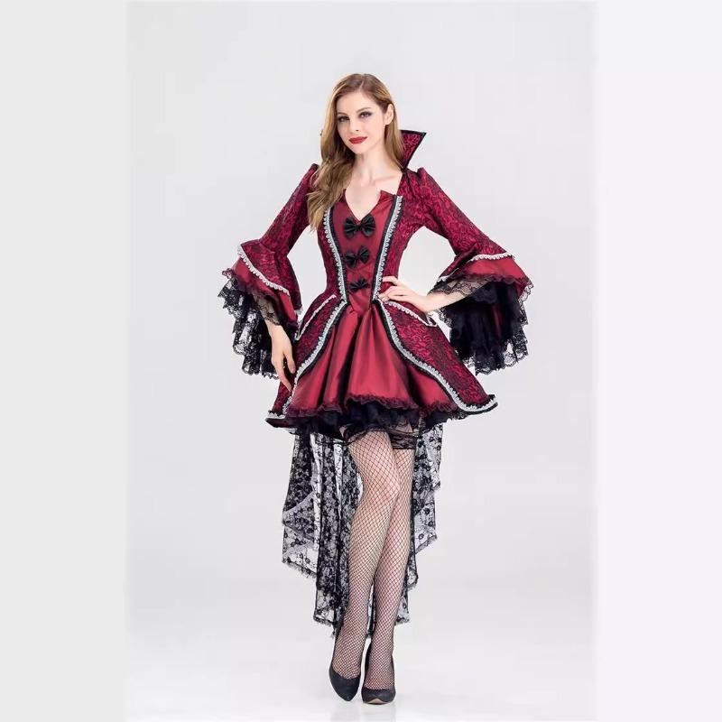 Halloween, Adult Costumes Horror Costumes Ghost Bride Vampire Queen Queen Show Costumes