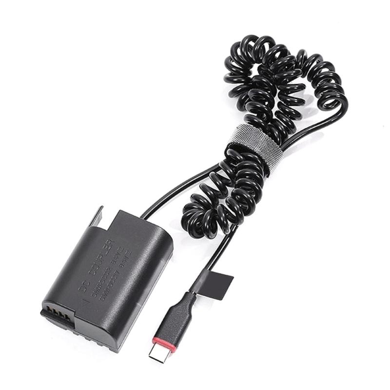 

Type-C to MW-BLK22 ummy Battery Power Adapter Cable Cord for K C GH5 GH5S GH6-G9 and Other SLR Cameras
