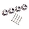 4Pcs Guitar Body Neck Fixed Mounting Screw Ferrules Neck Joint Bushing Ferrule & Bolts for Electric Guitar Accessory