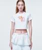 2113 Studio Ruffle Micro Mini Wrap Skirt White