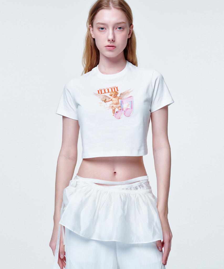 2113 Studio Ruffle Micro Mini Wrap Skirt White