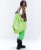 Erer Fabric Back Bag Neon Lime