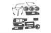 Накладки на панель (для Автомат КПП) Карбон для Chevrolet Aveo T250 2005-2011 рр.