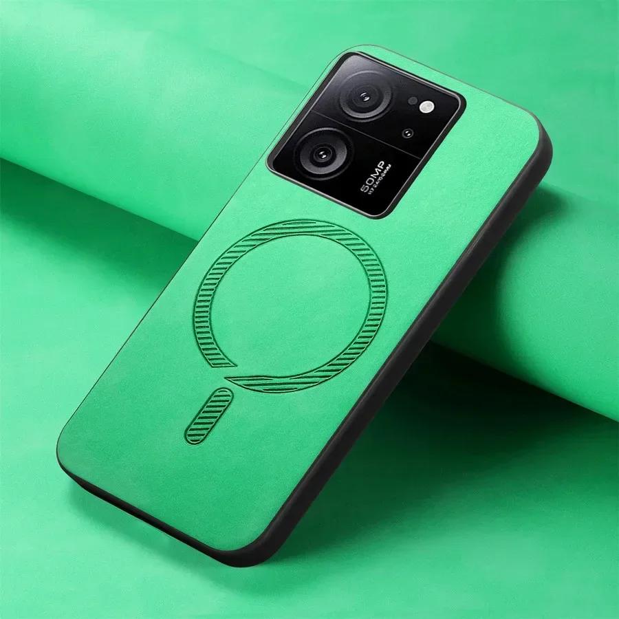 For Xiaomi 14T Pro 14 T Case for Magsafe Magnetic Leather Back Cover for Xiaomi 14 Ultra Mi14T Pro 13T 15 Ultra 5G Shell