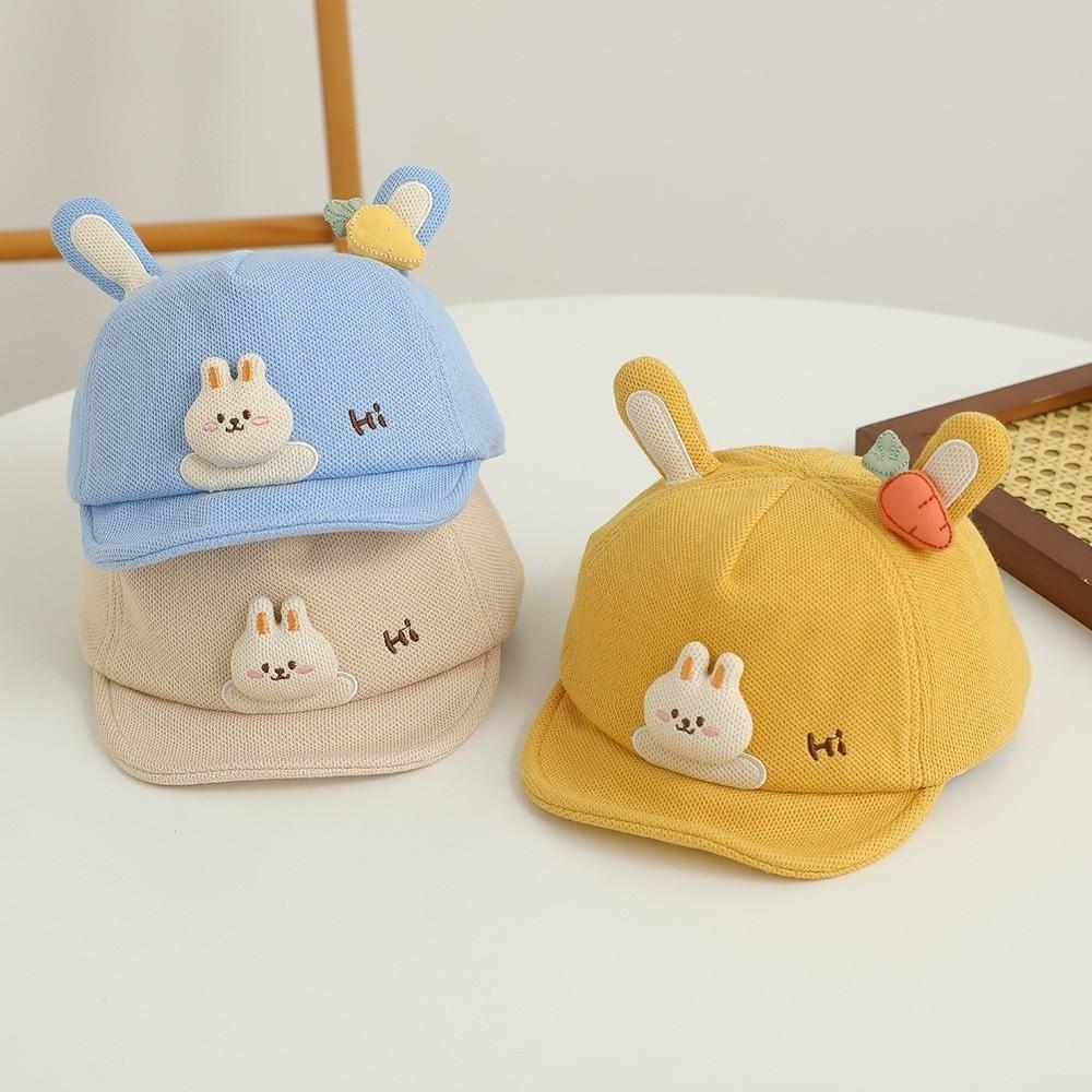 Cotton Baby Baseball Cap Soft Brim Sunshade Visors Cute Sun Hat Outdoor