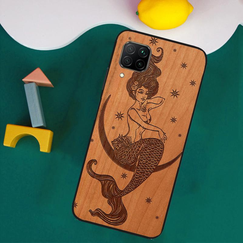 Buddha Jesus Guadalupe Wood For Huawei Nova 11i 12s 12i 8i 7i Y73 Y70 Y90 Y60 Y72 Y61 Y91 9 10 SE P30 Pro P40 Lite Case