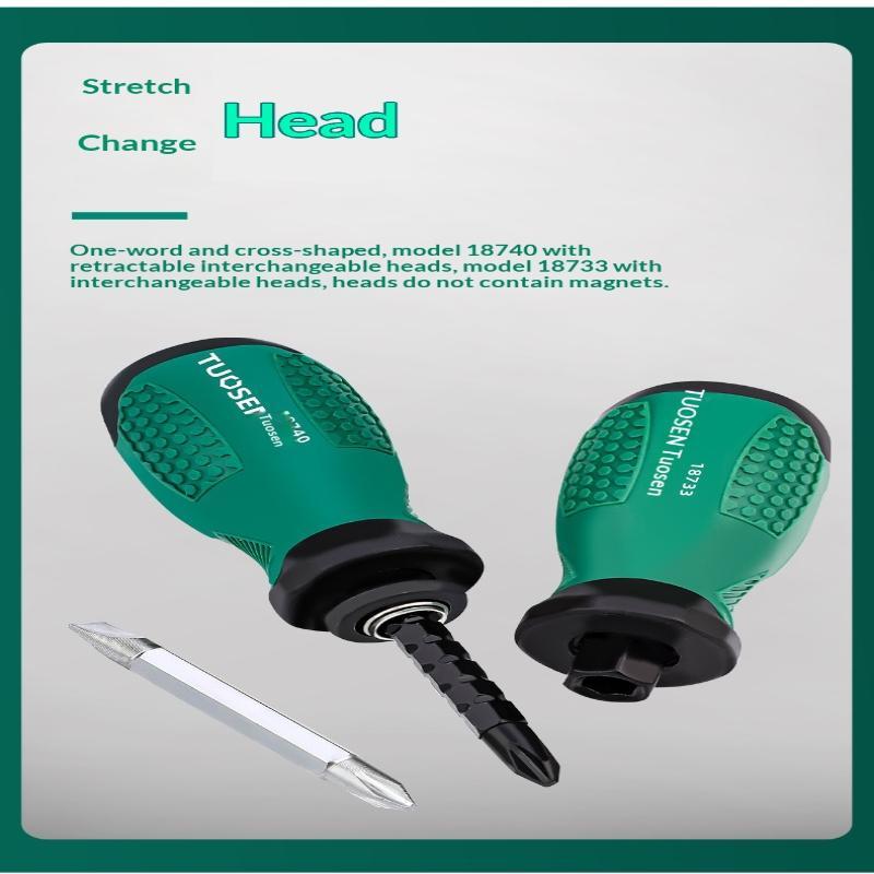 Magnetic Screwdriver Set With Non Slip Grip Durable Steel Shaft Perfect For Home Repair Diy Projects