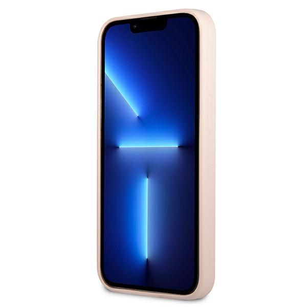 Guess Guhcp13Ssltgp Iphone 13 Mini 5,4 Różowy/Pink Hardcase Silicone Triangle