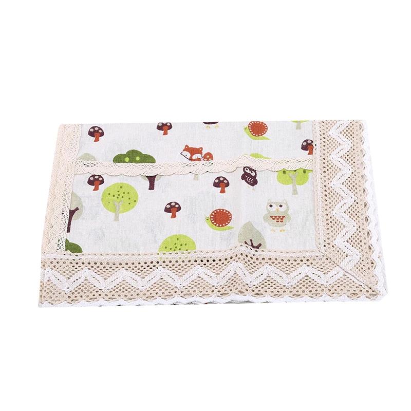 

Модний пилозахисний чохол для мікрохвильової печі з мультяшним листом дерева з принтом Пилонепроникна тканина Кишенькова водонепроникна духовка Північний стиль