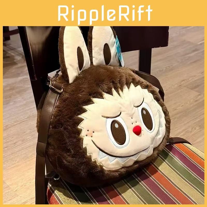 Big With Face Ears Soft Cartoon Plush Backpack Doll Bag Student Backpack
