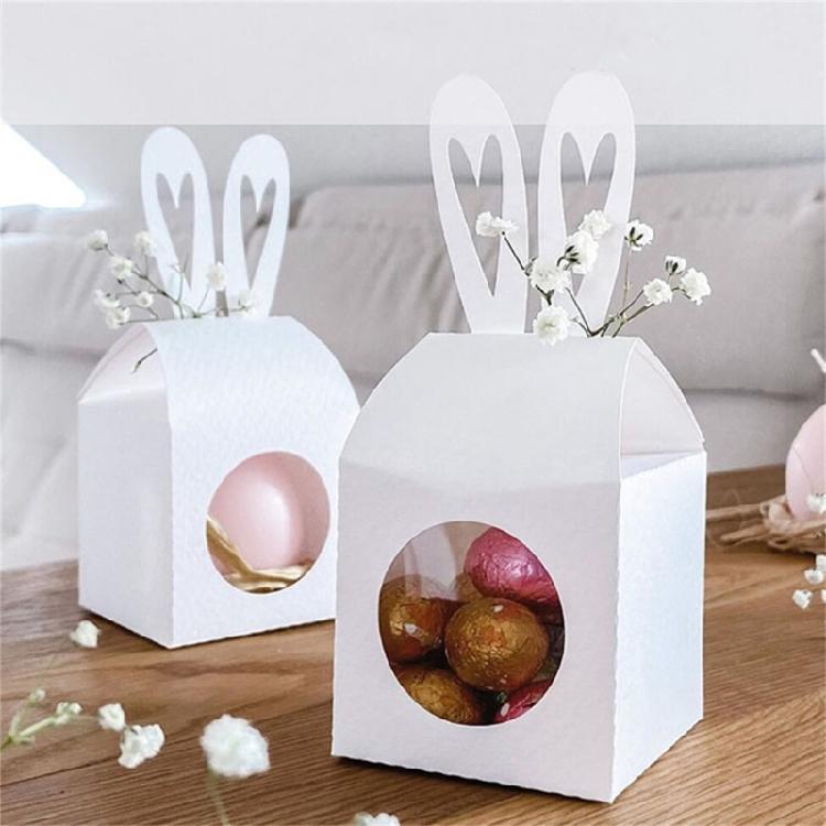 Bunnies Ear Box Cutting Dies Scrapbooking Stencils Carbon Steel Die Cut Templates for Card Making Packaging Decoration