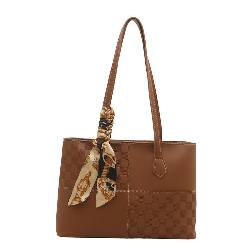 Urban Style Pu Tote Bag With Details And Inner Storage For Daily Fashion