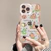 Cartoon Capybara Phone Case For iPhone 15 14 13 12 11 Pro Max XS X XR Mini Protective Cover