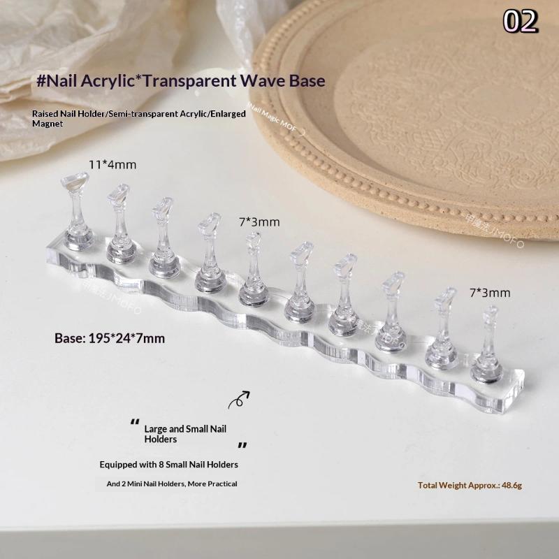 

Магнітний стенд для практики манікюру та нейл-арту, набір, висота, підставка для тренування кінчиків накладних нігтів, акрилові інструменти для практики манікюру 2