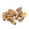 12Pcs Set Hex Type Brass Main Jet Carburetor Main Nozzle Kit Replacement for Mikuni VM TM TMX 210‑320