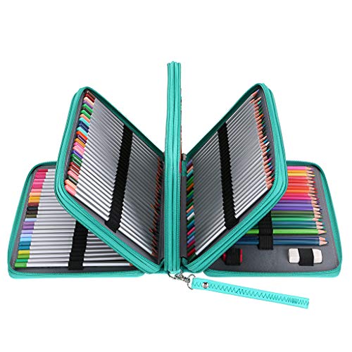 

Sumnacon 202-Piece PU Pencil Case, Large Capacity, Pencil Holder, Ruler, Eraser, Stationery Storage, Pencil Case, Pencil Storage, Simple and Easy to C
