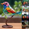 Bird Watching Ornaments Home Decoration Ornaments Bird Watching Pendant Bird Watching Glass Ornament Craft Statue Ornaments