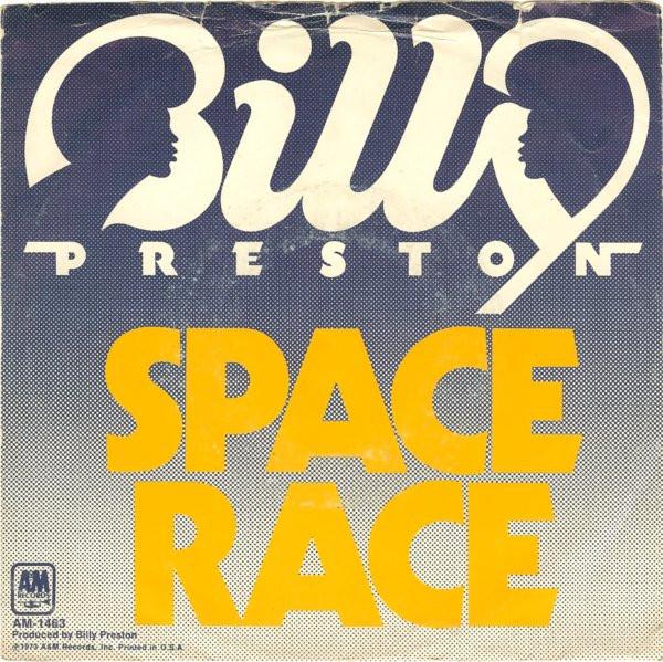 7inch Record BILLY PRESTON - Space Race / We re Gonna Make It AM1463 AM 1973 US Dance  Electronica Used