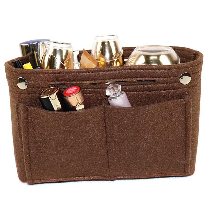 Multifunction Insert Makeup Bag Women Travel Inner Purse Cosmetic Bags For Ladies Portable Storage Organizer Tote 2025