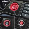 2Pcs Blue/Silver Start Push Button Cover&Ring,For Land Rover Discovery Sport LR5 Range Rover Sport Vogue Evoque,Car Accessories