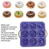 Non-Stick Surface Silicone Donut Pan Food-Grade Silicone Ring Cake Mold Baking Tray  Oven Baking