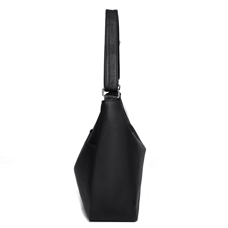 Women Soft PU Leather Hobo Crossbody Bag, Large Capacity Casual Shoulder Purse, Lightweight Adjustable Strap Tote Bag for Daily Travel Work