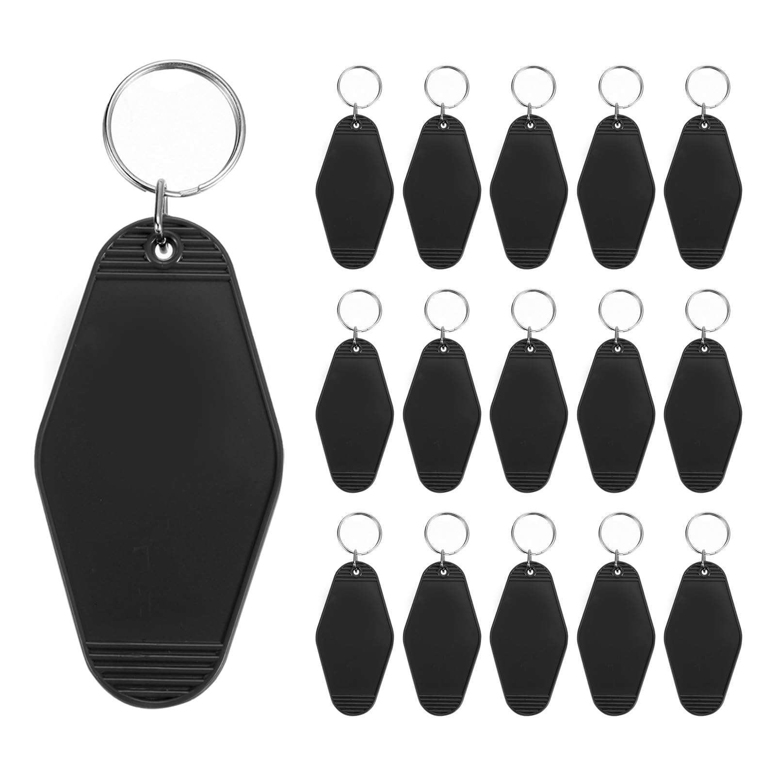 

[PATIKIL] 16-Piece Vintage Motel Keychains, Blank Hotel Keychains, Diamond Shape Retro Key Tags for DIY Crafts, Ornaments, Backpacks, Luggage Labels,