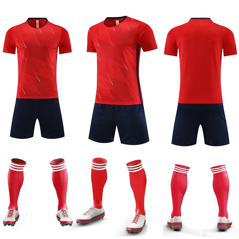 Football Jersey Suit Men S Training Jersey Student Sports Clothes Competition Jersey Team Jersey Short-Sleeved Women S Football Printed Jersey 3XS