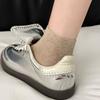 Summer and Boodles Shoes Cool and Gentle Milk Coffee Unlined Summer Short Socks Children's Slim Style Cotton