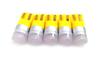 6 Pcs LED Bulb T10, W5W 12V CANBUS 190lm Yellow Off-Road