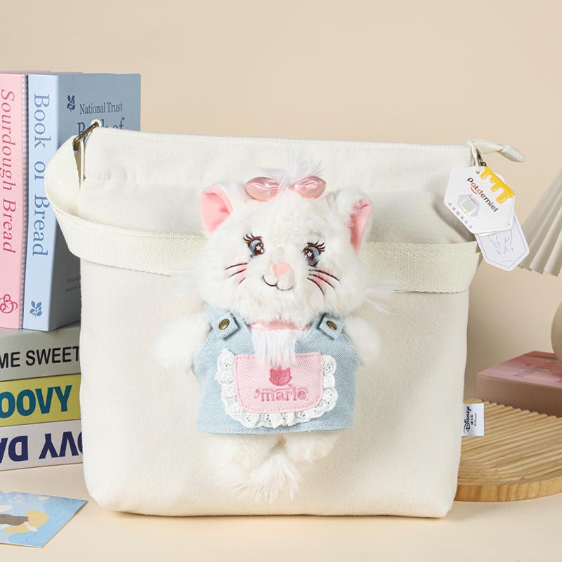 Disney Judy, Nick, Stitch, Lotso, and Marie Plush Shoulder & Crossbody Bag Set