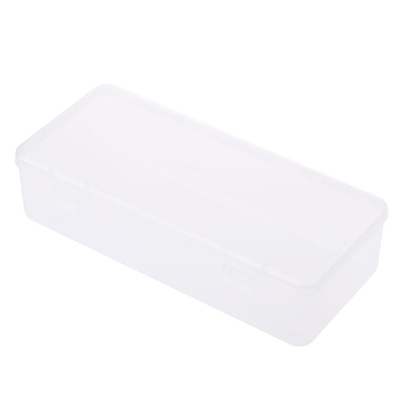Square Transparent Storage Box Small Plastic Case For Jewelry Beads Small Parts Coins Screws Container Multiple Sizes Option